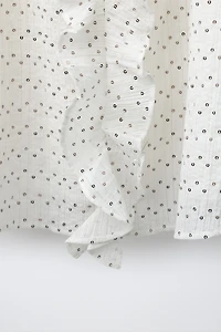 ROBE PAILLETTES VOLANT