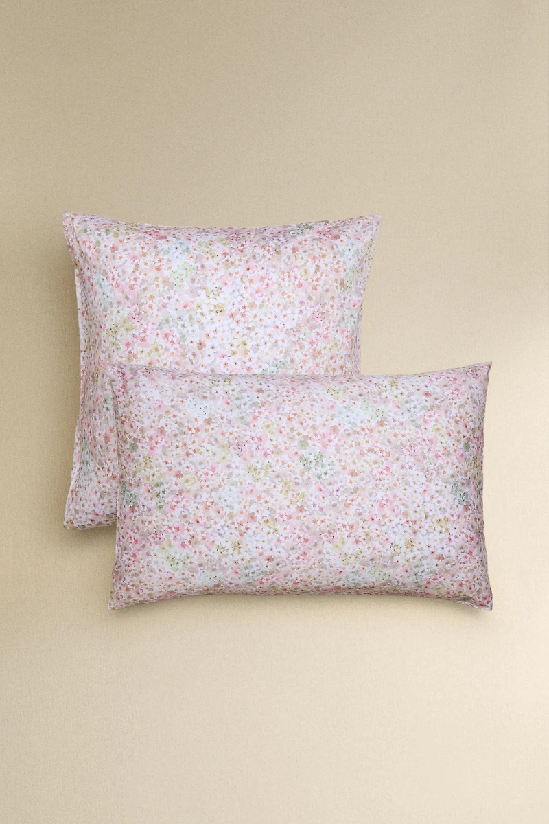 TAIE D’OREILLER IMPRIMÉ FLORAL