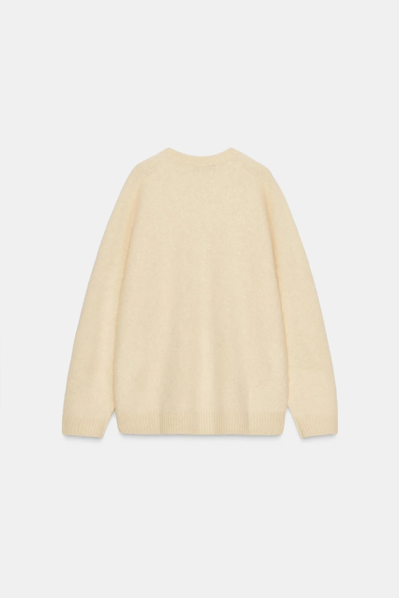 PULL LAINE ET CACHEMIRE EFFET BROSSÉ