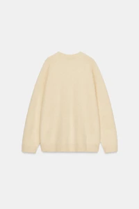PULL LAINE ET CACHEMIRE EFFET BROSSÉ