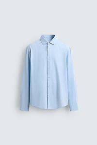STRUCTURED TWILL SHIRT