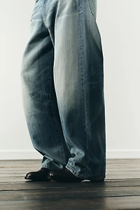 TRF MID-RISE BAGGY BALLOON JEANS