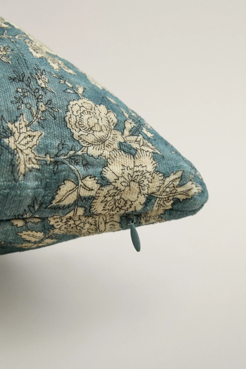 HOUSSE DE COUSSIN FLORALE