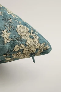 HOUSSE DE COUSSIN FLORALE
