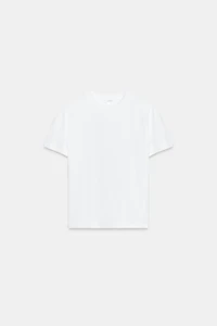 T-SHIRT EN COTON MERCERISÉ