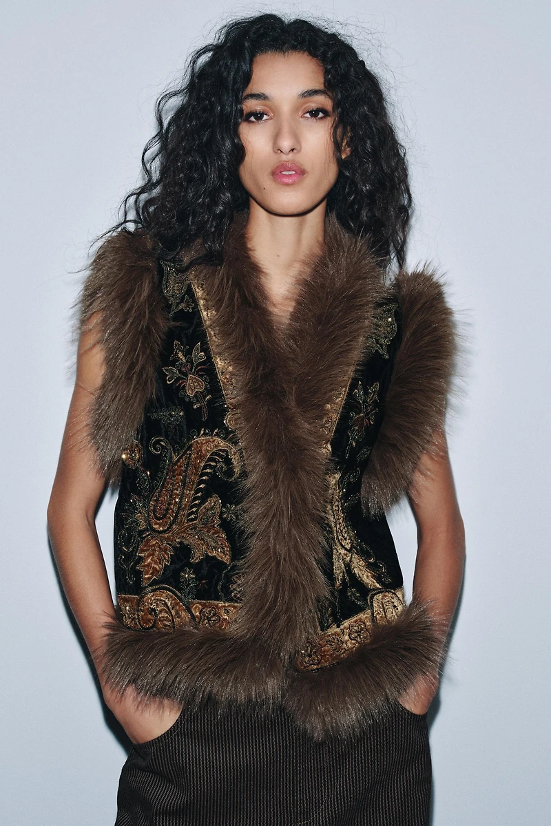 GILET BRODÉ ZW COLLECTION ÉDITION LIMITÉE