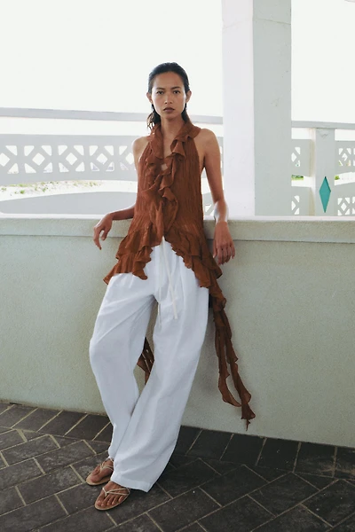 TOP HALTER VOLANTS ZW COLLECTION