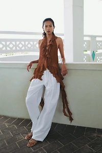 TOP HALTER VOLANTS ZW COLLECTION