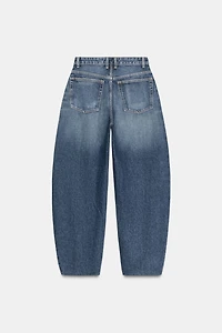 JEANS TRF BARREL TAILLE HAUTE