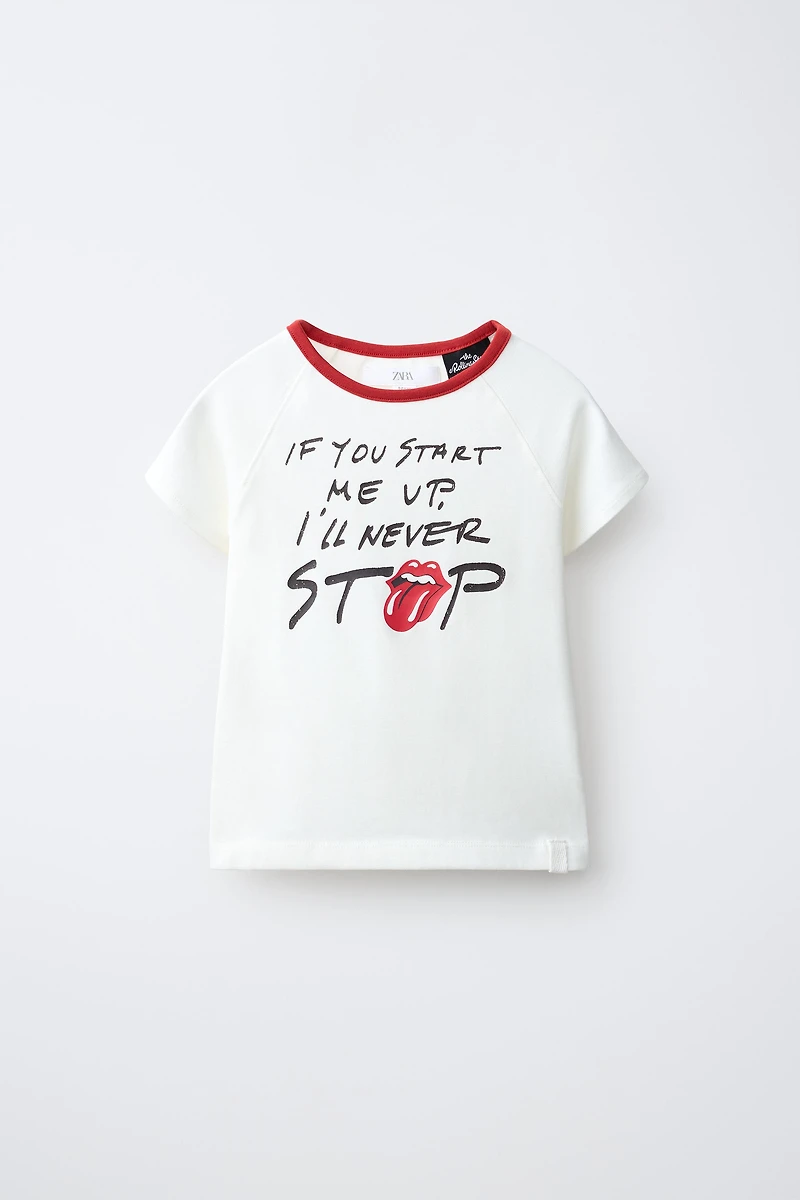 T-SHIRT IMPRIMÉ ROLLING STONES