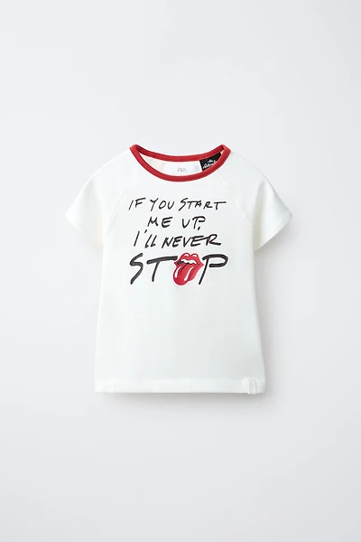 T-SHIRT IMPRIMÉ ROLLING STONES