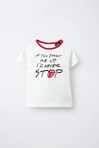 T-SHIRT IMPRIMÉ ROLLING STONES