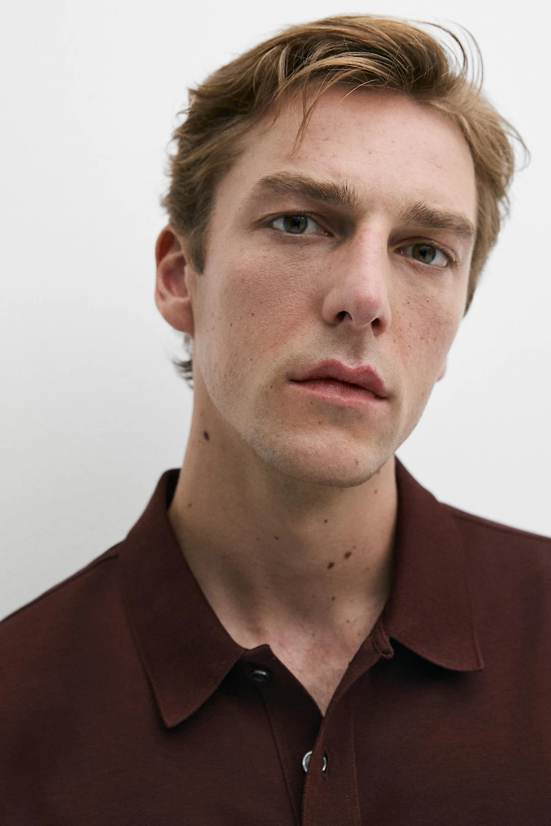 100% cotton short sleeve polo shirt