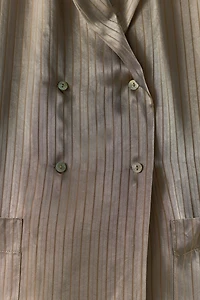 STRIPED PAJAMA SHIRT