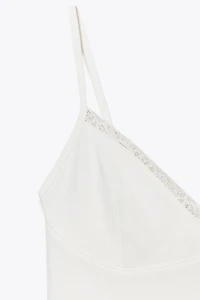 TOP LYOCELL DENTELLE