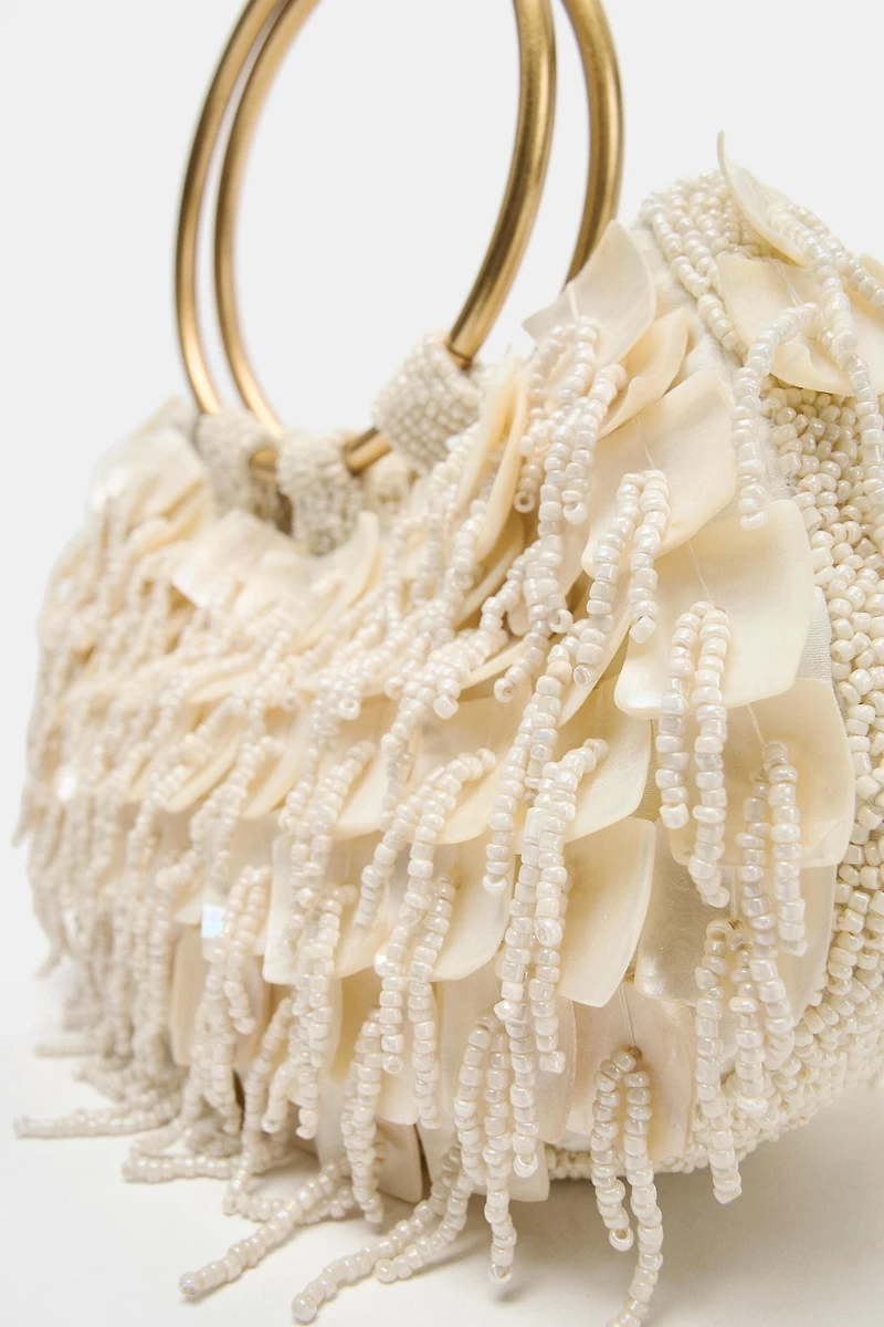 SAC À MAIN EFFET NACRÉ