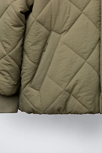 COMBINATION HOODIE PUFFER JACKET