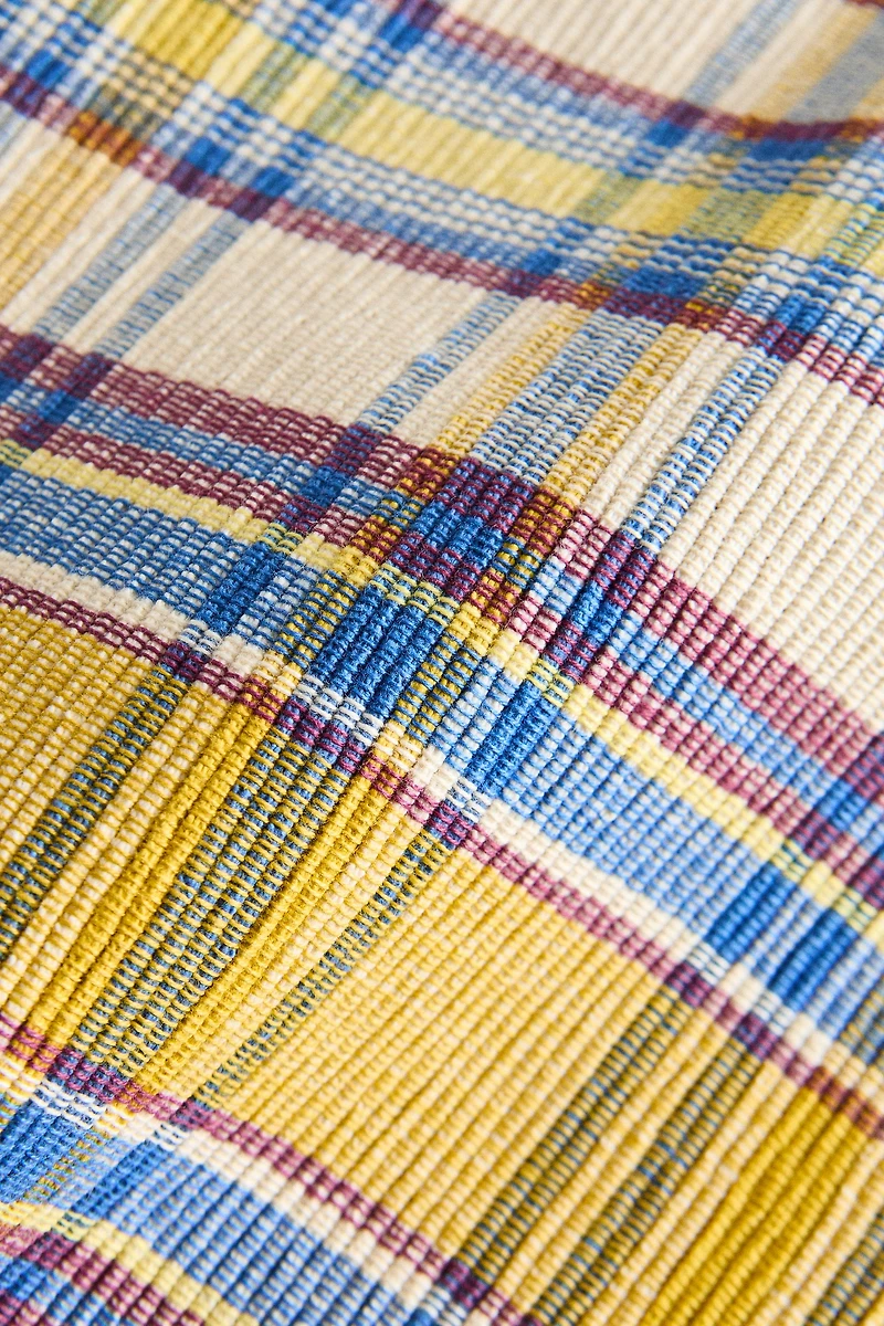 COTTON CHECK PLACEMAT (SET OF 2)