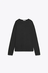 COTTON RAGLAN SLEEVE T-SHIRT