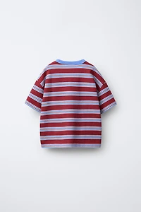 EMBROIDERED STRIPED T-SHIRT