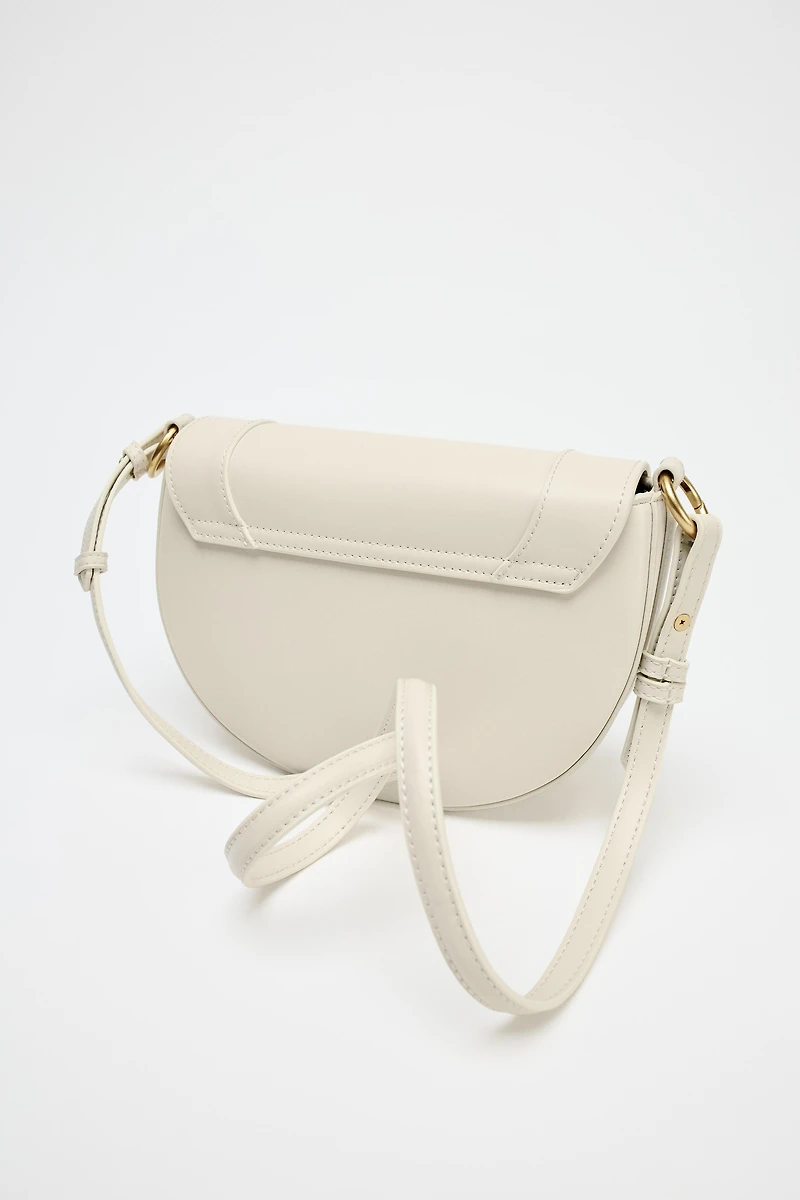 CANVAS STITCHING CROSSBODY BAG
