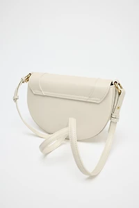 CANVAS STITCHING CROSSBODY BAG