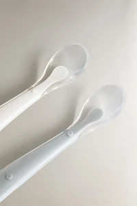 LOT CUILLÈRES ENFANT SILICONE