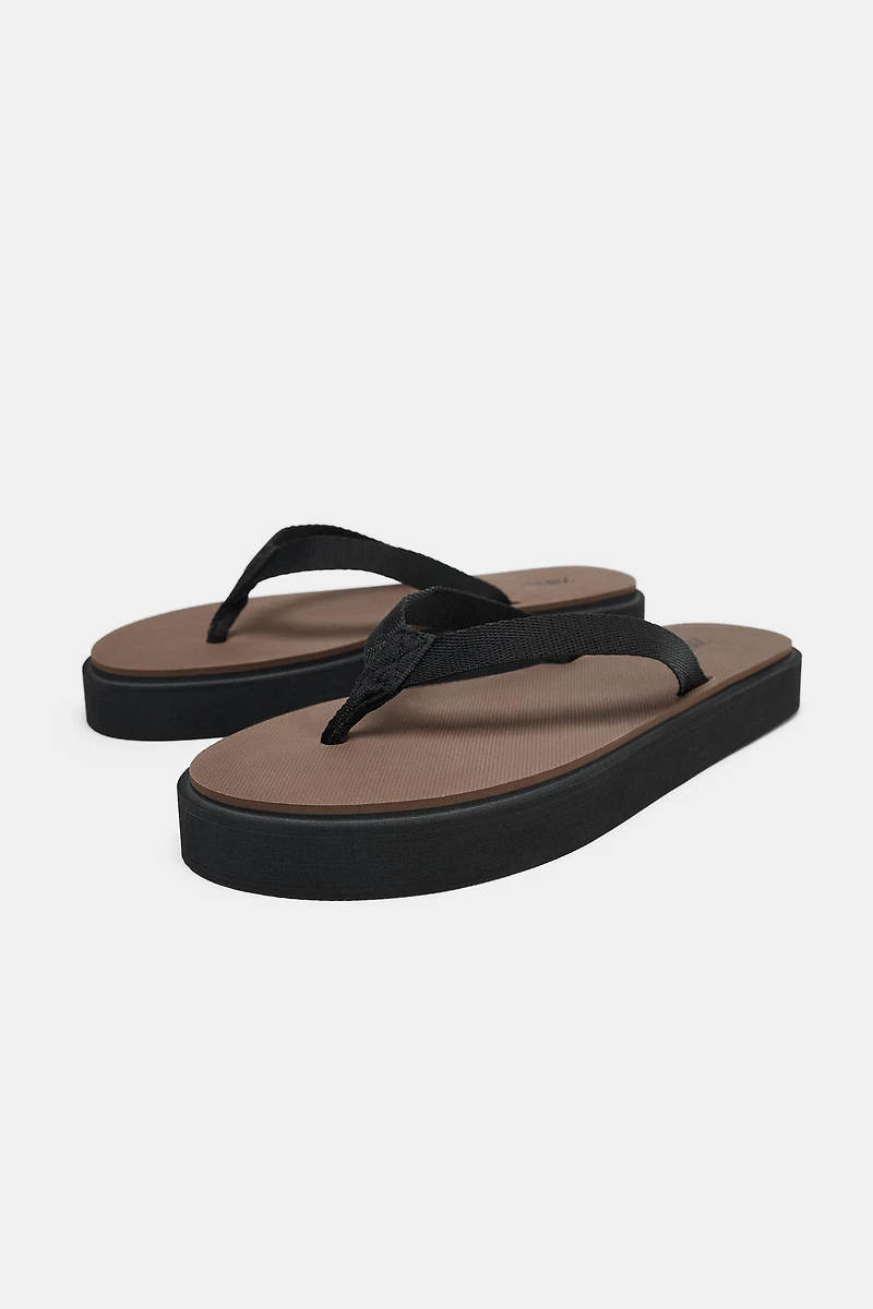 COMBINATION FLAT SANDALS