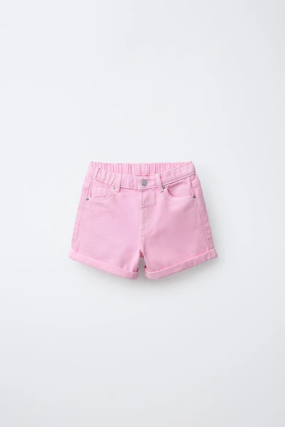 SHORT EN SERGÉ MON FIT