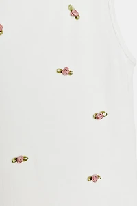 FLORAL SLEEVELESS TOP