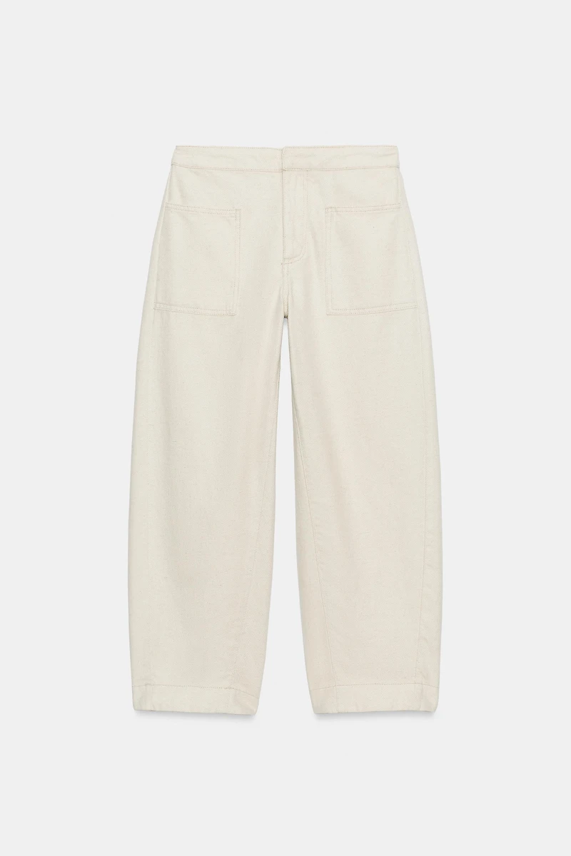 ZW COLLECTION BARREL PANTS