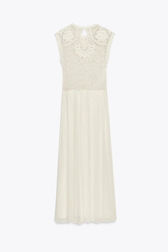 sachin and babi light blue dress Zara Zw Collection Embroidered Dress main image 1