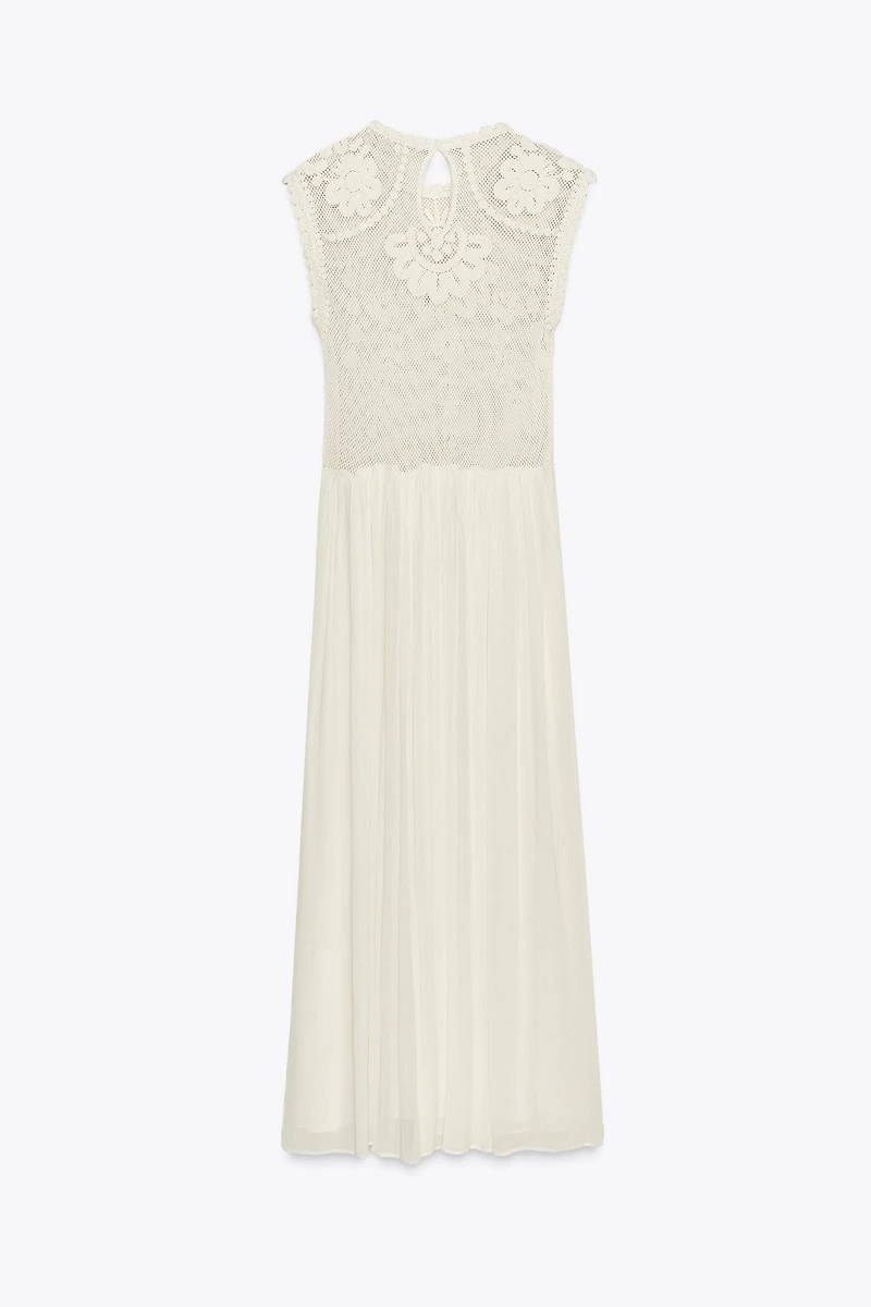 ZW COLLECTION EMBROIDERED COMBINATION DRESS