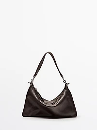Petit sac compartimenté en cuir nappa