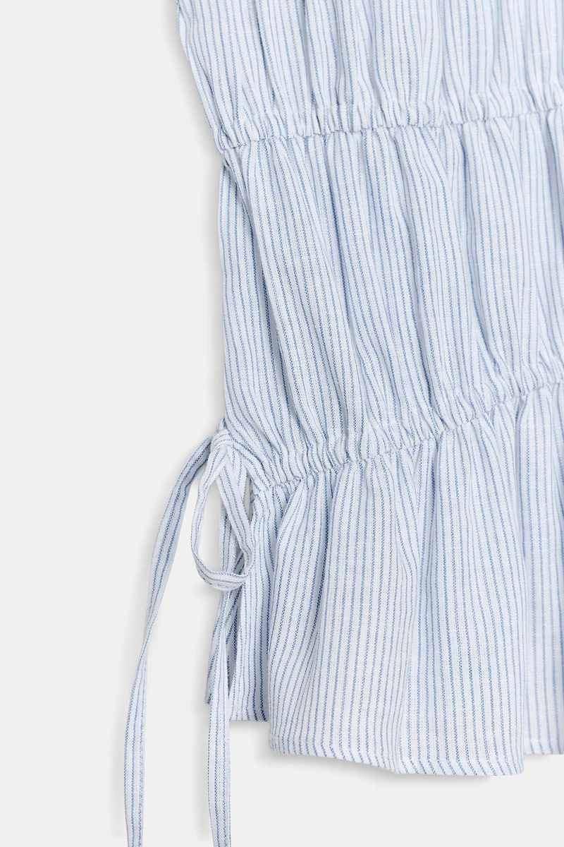 STRIPED STRETCH TOP