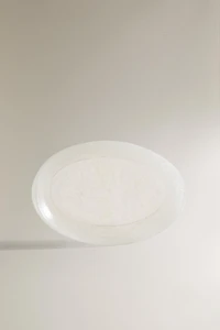 FROSTED GLASS BATHROOM SOAP DISH