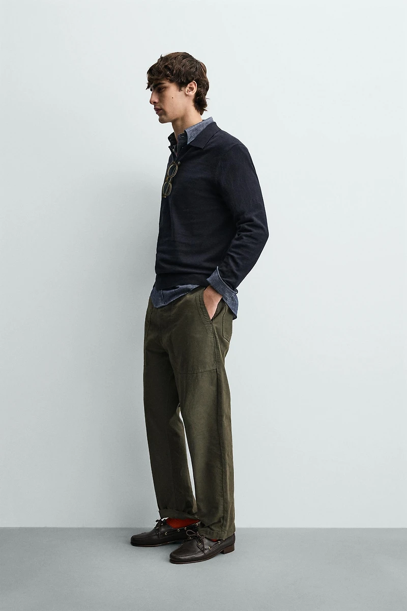 REGULAR FIT KNIT POLO SHIRT