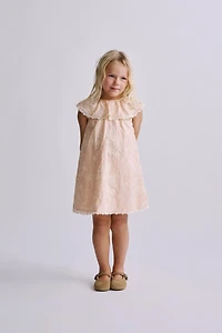 EMBROIDERED FLORAL DRESS
