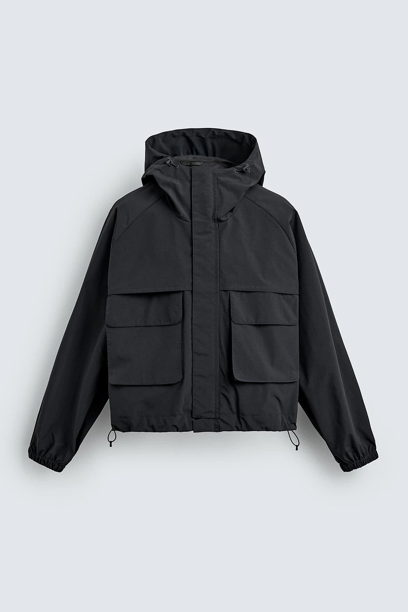 CROPPED FIT WATER REPELLENT JACKET