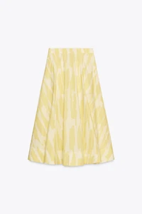 PRINTED MIDI SKIRT ZW COLLECTION