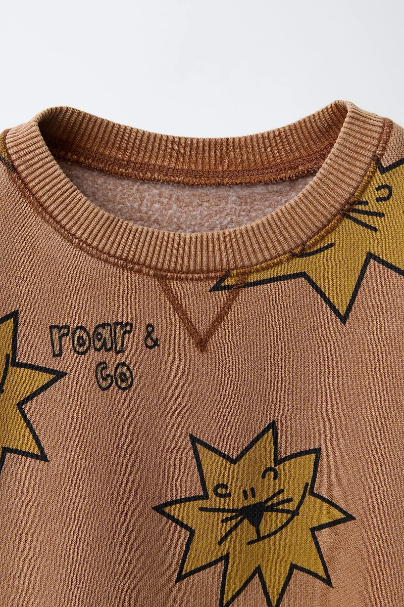 STAR PRINT SWEATSHIRT