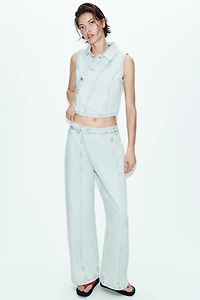 Z1975 LOW-RISE CROSSED JEANS