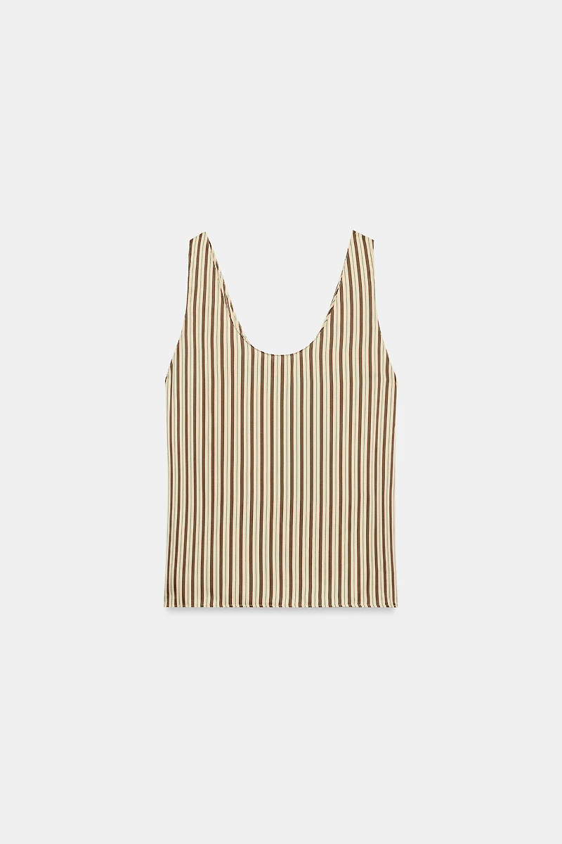ZW COLLECTION STRIPED TANK TOP