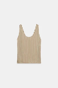 ZW COLLECTION STRIPED TANK TOP