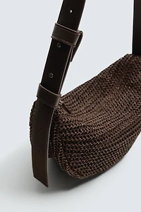 WOVEN SHOULDER BAG