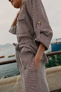 STRIPED SAFARI SHIRT