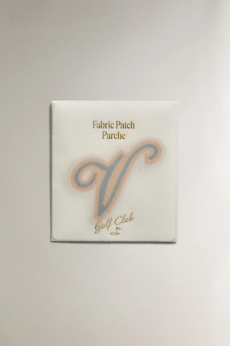 COTTON LETTER V PATCH