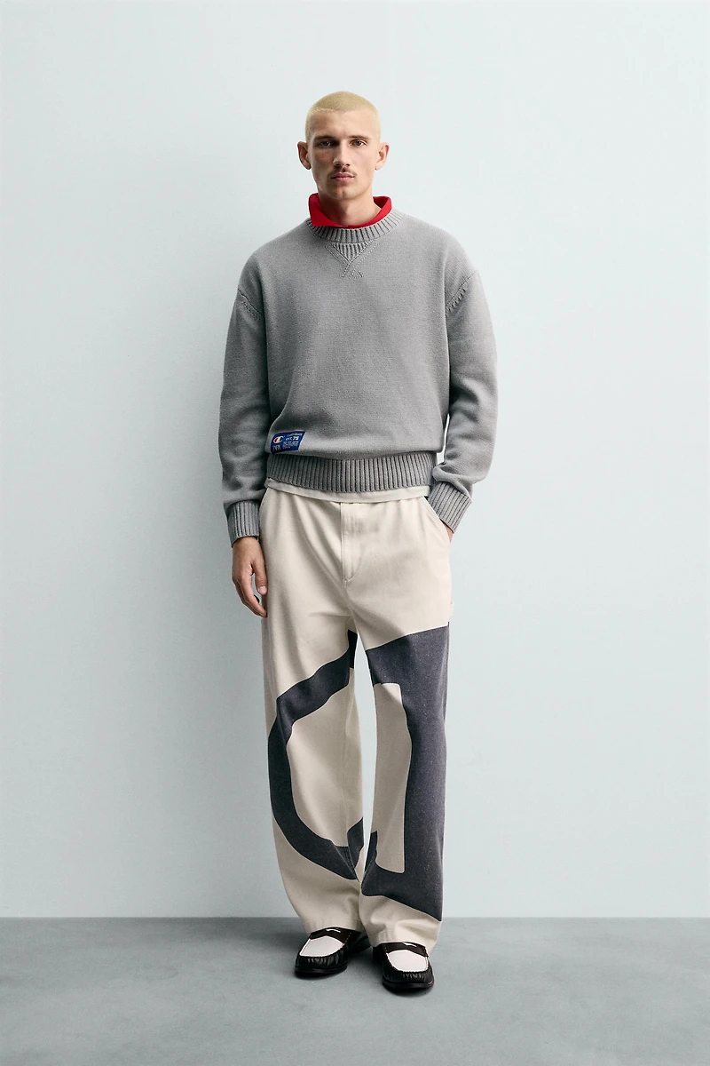 PANTALON LOGO CONTRASTÉ CHAMPION ® X ZARA