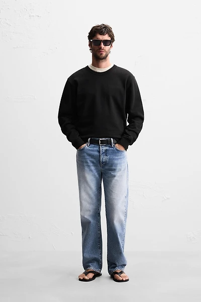 BASIC CREW NECK SWEATSHIRT