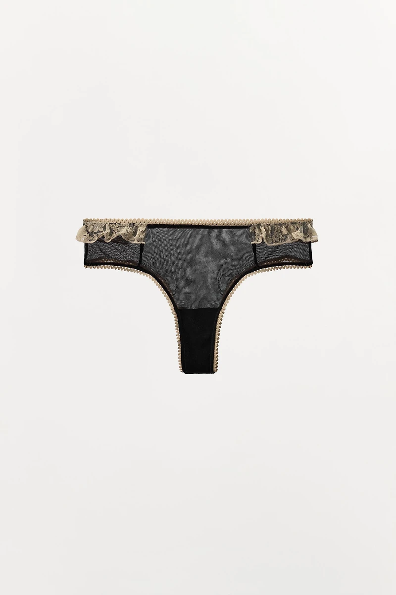 LACE MESH PANTIES